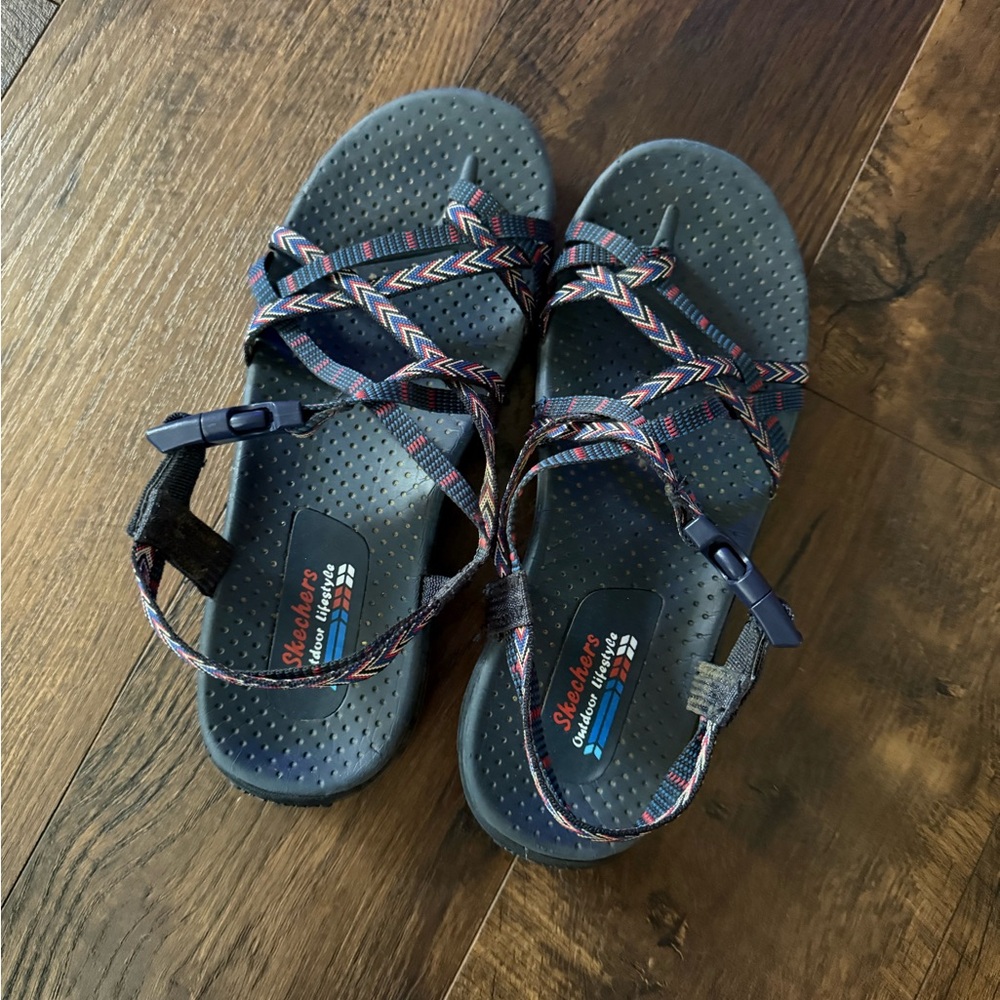 Skechers Womens Navy Sandals